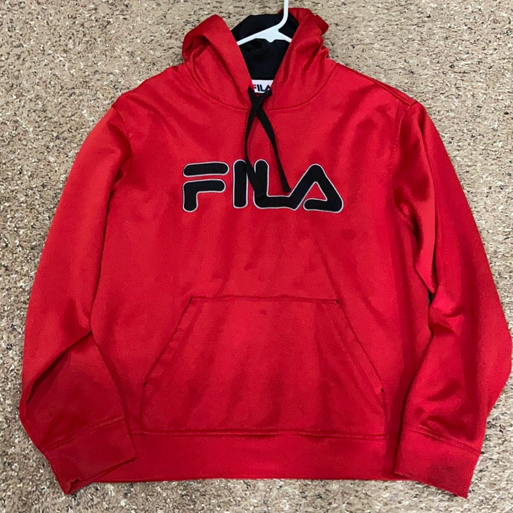 Fila Brand Men’s Hoodie Red